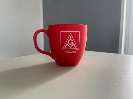 IG Metall Porzellan Tasse klein