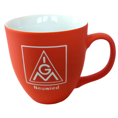 IG Metall Porzellan Tasse Jumbo